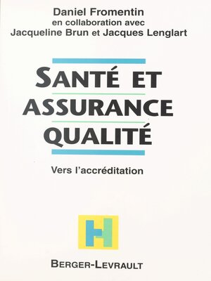 cover image of Santé et assurance qualité